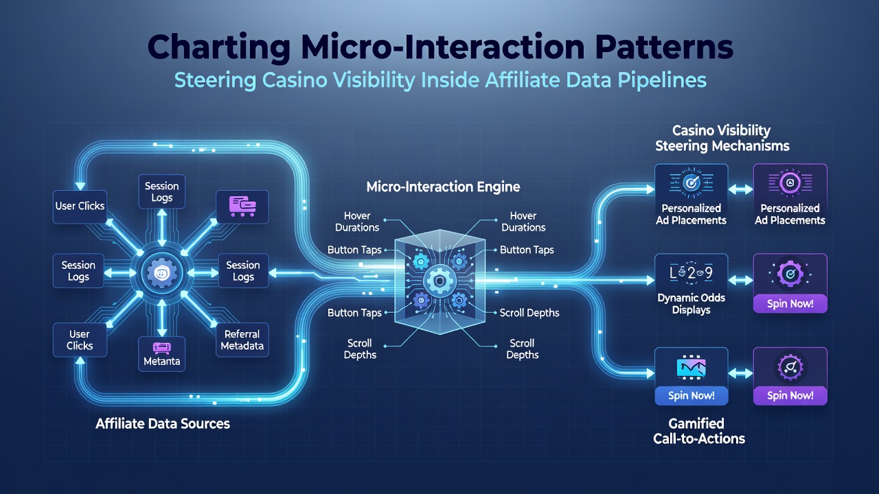 Flow chart showing how micro-interactions translate into casino ranking adjustments within data pipelines