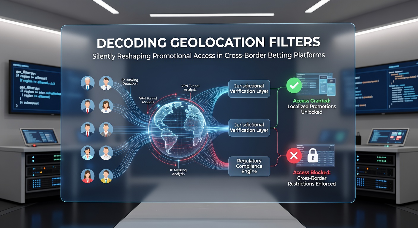 Cross-border user interface displaying varied promotional offers based on detected geolocation