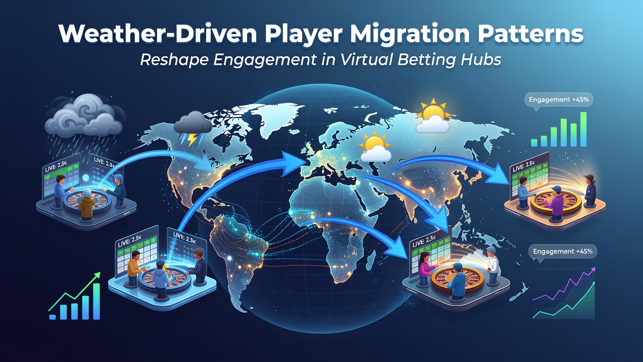 How Weather-Driven Player Migration Patterns Reshape Engagement in Virtual Betting Hubs